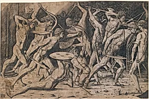 Battle of Hercules and the Giants