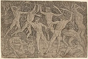 Battle of the Nude Men by Antonio Pollaiuolo