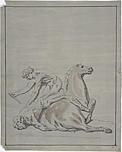 Battle Scene by Anonymous, French, 18th century
