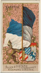 Bavaria, from Flags of All Nations, Series 2 (N10) for Allen & Ginter Cigarettes Brands