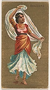Bayadere, from National Dances (N225, Type 2) issued by Kinney Bros. by Kinney Brothers Tobacco Company
