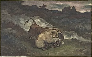 Bear Killing a Bull