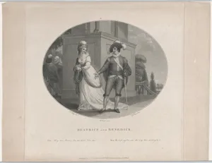 Beatrice and Benedick (Shakespeare, Much Ado About Nothing, Act 4, Scene 1)