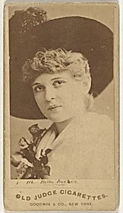 Belle Archer, from the Actors and Actresses series (N171) for Old Judge Cigarettes by Goodwin & Company