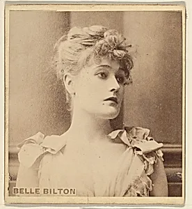 Belle Bilton, from the Actresses series (N246), Type 2, issued by Kinney Brothers to promote Sporting Extra Cigarettes by Kinney Brothers Tobacco Company