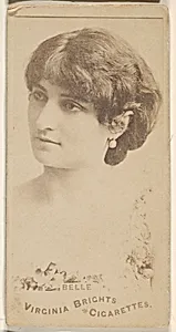Belle, from the Actors and Actresses series (N45, Type 1) for Virginia Brights Cigarettes by Allen & Ginter