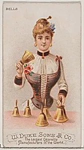 Bells, from the Musical Instruments series (N82) for Duke brand cigarettes by W. Duke, Sons & Co.|Schumacher & Ettlinger