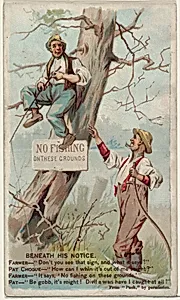 Beneath His Notice, from the Snapshots from "Puck" series (N128) issued by Duke Sons & Co. to promote Honest Long Cut Tobacco by W. Duke, Sons & Co.|Knapp & Company