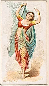 Bengalese Dancer, from the Dancing Women series (N186) issued by Wm. S. Kimball & Co. by William S. Kimball & Company