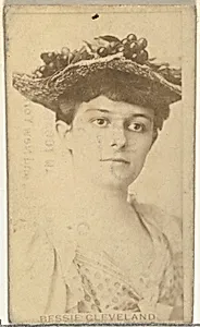 Bessie Cleveland, from the Actors and Actresses series (N145-8) issued by Duke Sons & Co. to promote Duke Cigarettes by W. Duke, Sons & Co.|American Tobacco Company