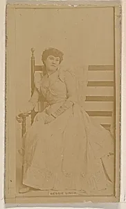 Bessie Linch, from the Actresses series (N245) issued by Kinney Brothers to promote Sweet Caporal Cigarettes by Kinney Brothers Tobacco Company