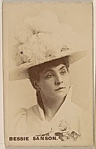 Bessie Sanson, from the Actresses series (N246), Type 1, issued by Kinney Brothers to promote Sporting Extra Cigarettes by Kinney Brothers Tobacco Company