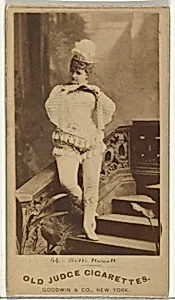 Bette Howett, from the Actors and Actresses series (N171) for Old Judge Cigarettes by Goodwin & Company