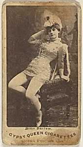 Billie Barlow, from the Actors and Actresses series (N171) for Gypsy Queen Cigarettes by Goodwin & Company
