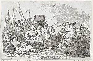 Billingsgate by Thomas Rowlandson|Elizabeth Jackson