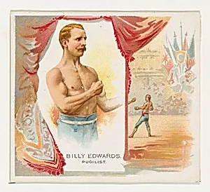 Billy Edwards, Pugilist, from World's Champions, Second Series (N43) for Allen & Ginter Cigarettes by Allen & Ginter|Lindner, Eddy & Claus