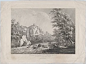 Birch Tree Uprooted by a Storm by Jean Jacques de Boissieu|Johann Friedrich Frauenholz