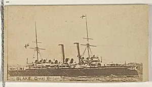 Blake, Great Britain, from the Famous Ships series (N50) for Virginia Brights Cigarettes by Allen & Ginter