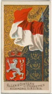 Bohemia, from Flags of All Nations, Series 2 (N10) for Allen & Ginter Cigarettes Brands