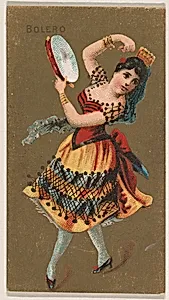 Bolero, from National Dances (N225, Type 2) issued by Kinney Bros. by Kinney Brothers Tobacco Company