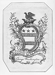 Bookplate of George Washington by Anonymous, British, 18th century