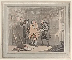 Bookseller and Author by Thomas Rowlandson|John Raphael Smith|Samuel Alken|Henry Wigstead
