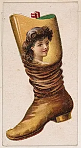 Boot, from the Novelties series (N228, Type 5) issued by Kinney Bros. by Kinney Brothers Tobacco Company