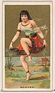 Borneo, from the Dancing Girls of the World series (N185) issued by Wm. S. Kimball & Co. by William S. Kimball & Company
