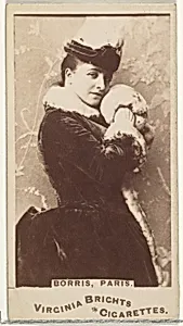 Borris, Paris, from the Actors and Actresses series (N45, Type 1) for Virginia Brights Cigarettes by Allen & Ginter