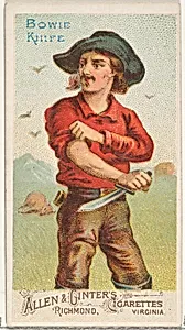 Bowie Knife, from the Arms of All Nations series (N3) for Allen & Ginter Cigarettes Brands by Allen & Ginter