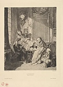 Breakfast, from "Gazette des Beaux-Arts"