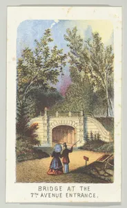 Bridge at the 7th Avenue Entrance, from the series, Views in Central Park, New York, Part 3