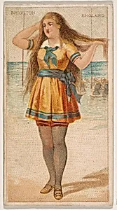 Brighton, England, from the Surf Beauties series (N232), issued by Kinney Bros. by Kinney Brothers Tobacco Company