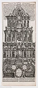 Broadsheet in Commemoration of the 200th Anniversary of the Augsburg Confession of 1530 by Johann Gottfried Boeck|Christoph Miller