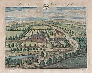Broadwell, The Seat of Danvers Hodges, plate 157 from "The Ancient and Present State of Gloucestershire" by Johannes Kip|Danvers Hodges
