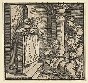 Brother Cipolla in the Parish of Certaldo, from The Decameron by Hans Schäufelein|Giovanni Boccaccio|Heinrich Steiner