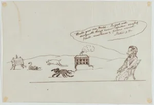 Build Your Own World. So Fast Will Disagreeable Things...Vanish (Illustration for Ralph Waldo Emerson's "Nature")