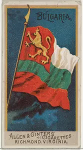 Bulgaria, from Flags of All Nations, Series 2 (N10) for Allen & Ginter Cigarettes Brands