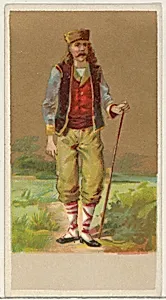 Bulgaria, from the Natives in Costume series (N16), Teofani Issue, for Allen & Ginter Cigarettes Brands by Allen & Ginter|Teofani & Company