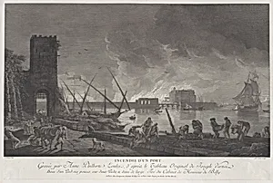 Burning of a Port