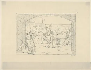 Butler's Victims of Fort St. Philip (from Confederate War Etchings)