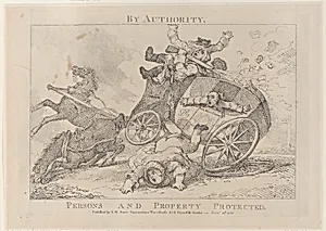 By Authority. Persons and Property Protected by S. W. Fores|Thomas Rowlandson