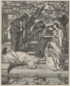 By the Rivers of Babylon, from "Dalziels' Bible Gallery"