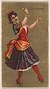 Cachucha, from National Dances (N225, Type 2) issued by Kinney Bros. by Kinney Brothers Tobacco Company