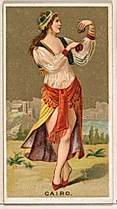 Cairo, from the Dancing Girls of the World series (N185) issued by Wm. S. Kimball & Co. by William S. Kimball & Company
