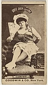 Campbell, from the Actors and Actresses series (N171) for Gypsy Queen Cigarettes by Goodwin & Company