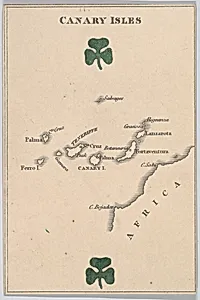 Canary Isles, from "Court Game of Geography"