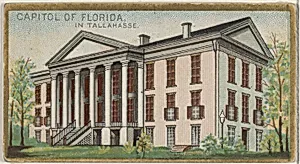 Capitol of Florida in Tallahasse, from the General Government and State Capitol Buildings series (N14) for Allen & Ginter Cigarettes Brands by Allen & Ginter|The Gast Lithograph & Engraving Company
