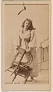 Capitola Urline, from the Actresses series (N245) issued by Kinney Brothers to promote Sweet Caporal Cigarettes by Kinney Brothers Tobacco Company
