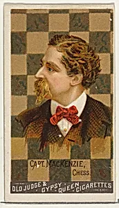 Captain Mackenzie, Chess, from the Goodwin Champion series for Old Judge and Gypsy Queen Cigarettes by Goodwin & Company